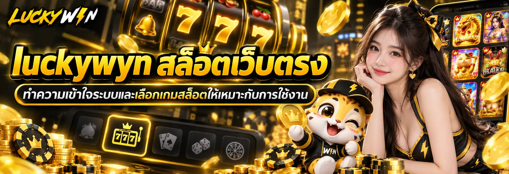 luckywyn สล็อตเว็บตรง ทำความเข้าใจระบบและเลือกเกมสล็อตให้เหมาะกับการใช้งาน